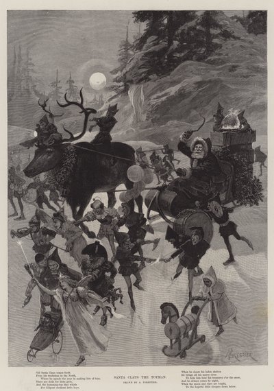 Le Père Noël le marchand de jouets - Amedee Forestier